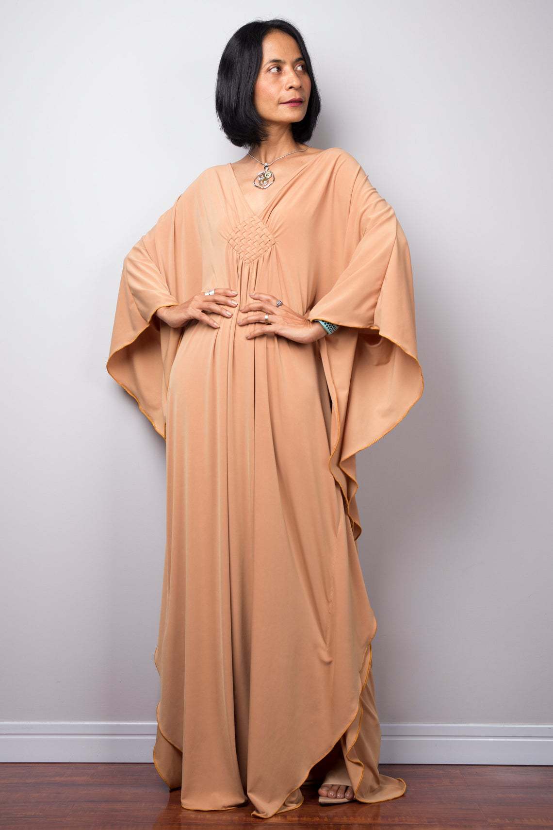 Center-Knit Beach Maxi Dress