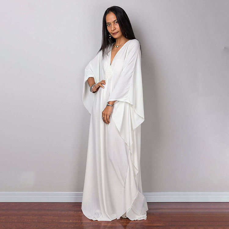 Center-Knit Beach Maxi Dress