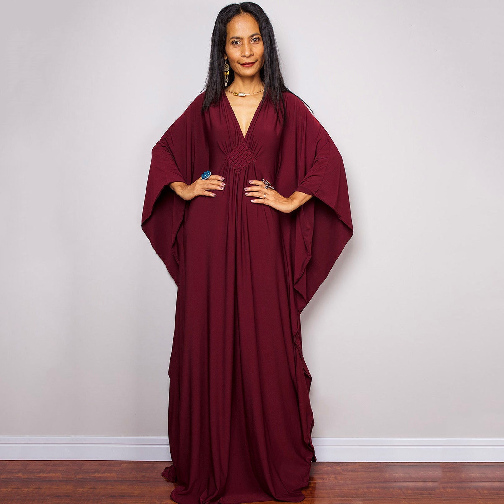 Center-Knit Beach Maxi Dress