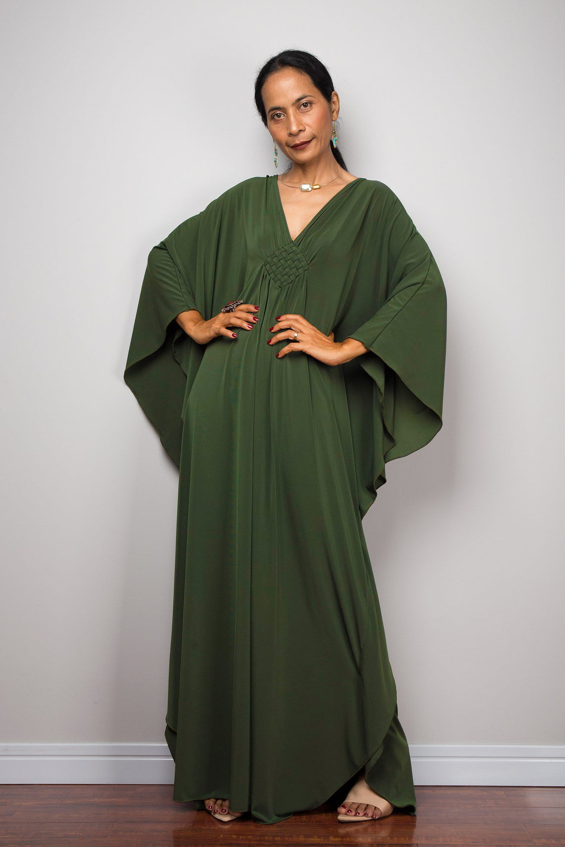 Center-Knit Beach Maxi Dress