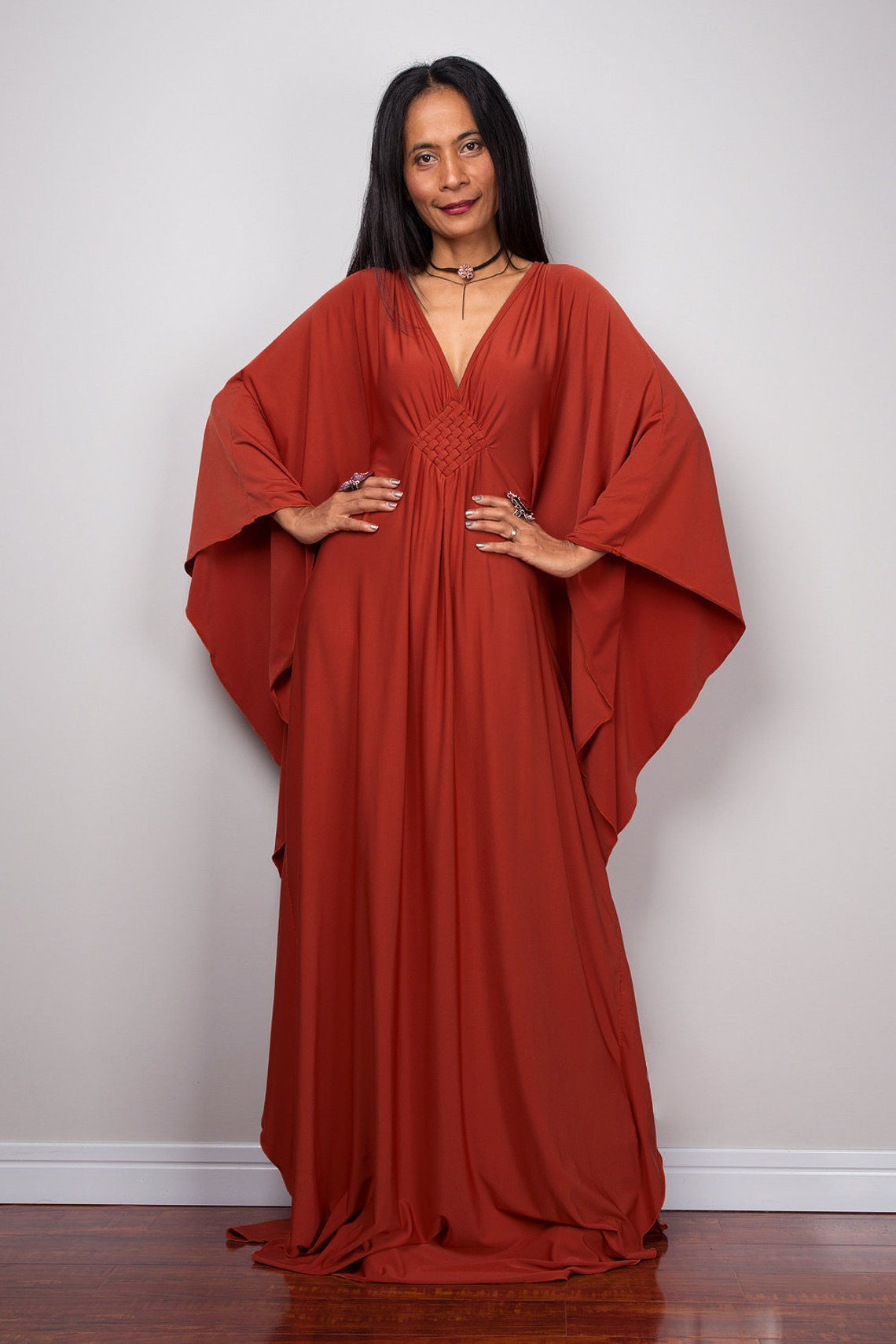 Center-Knit Beach Maxi Dress