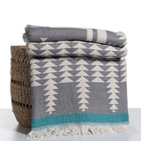 Jacquard Weave Geo Blanket