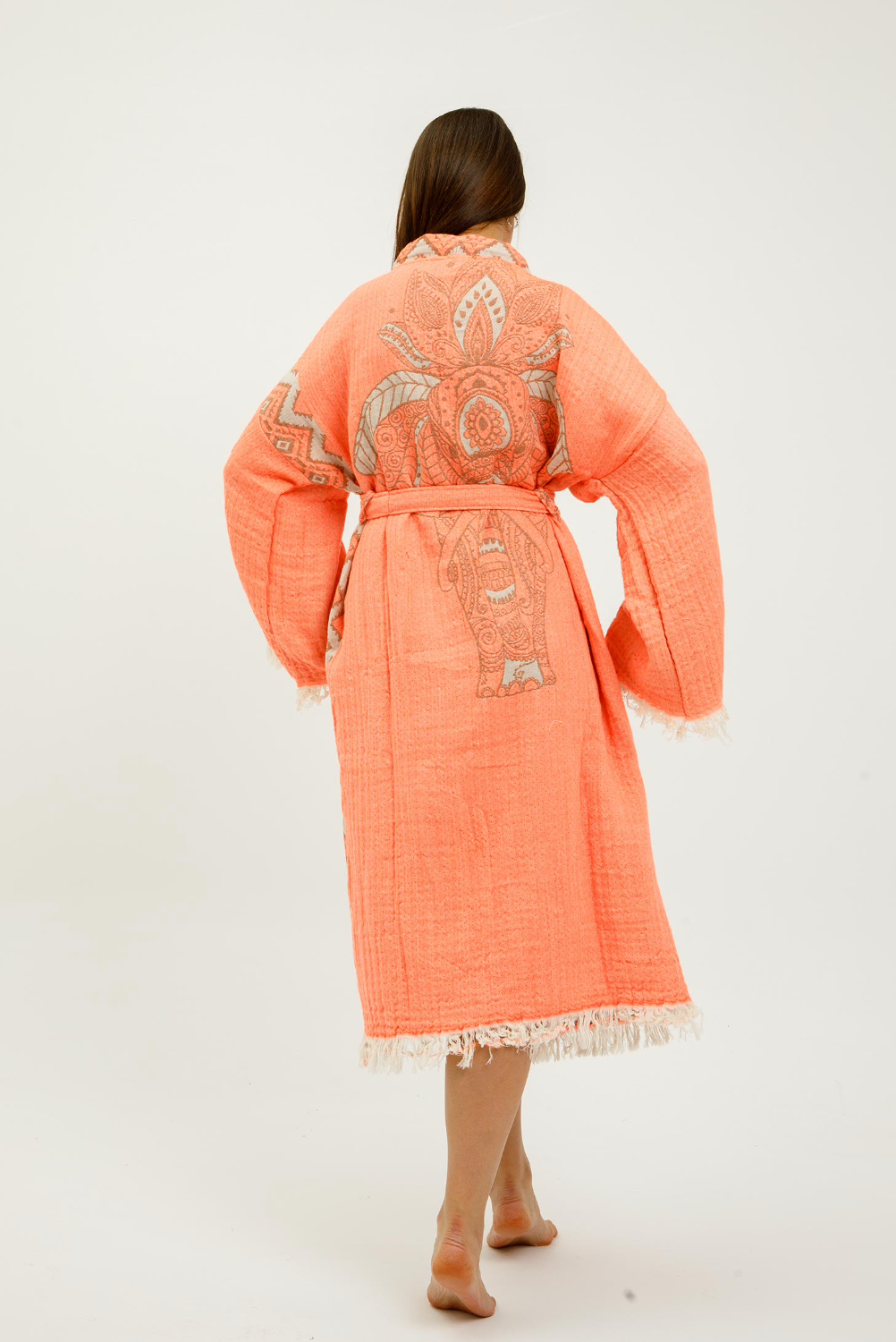 Jungle Kimono Boho Elephant