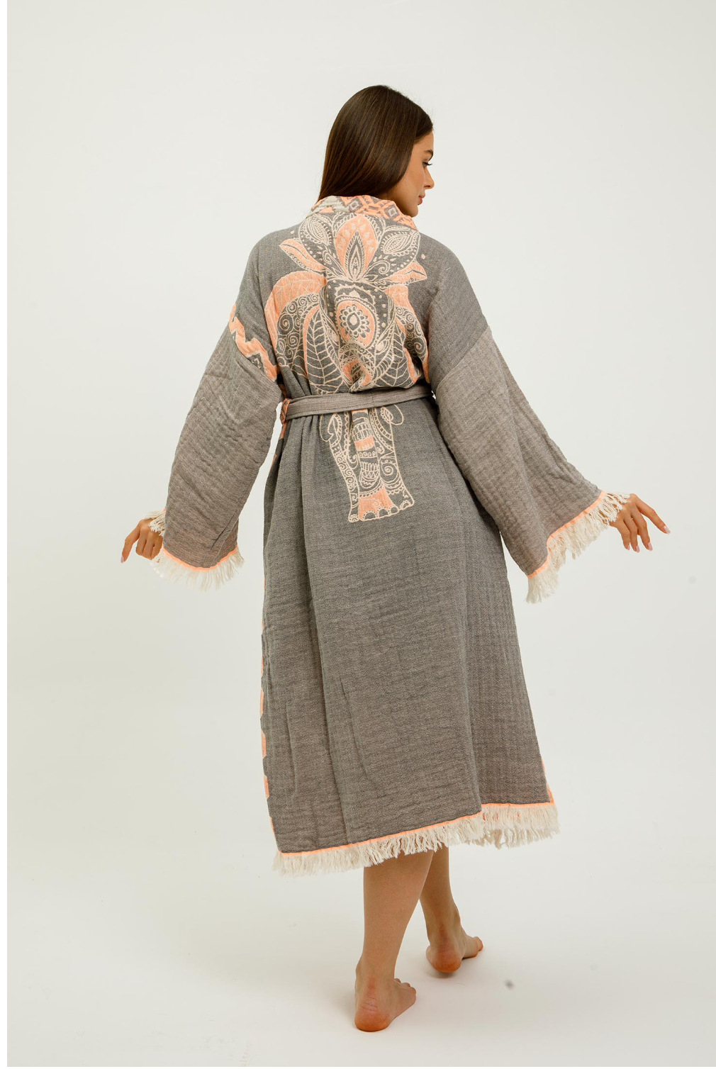 Jungle Kimono Boho Elephant