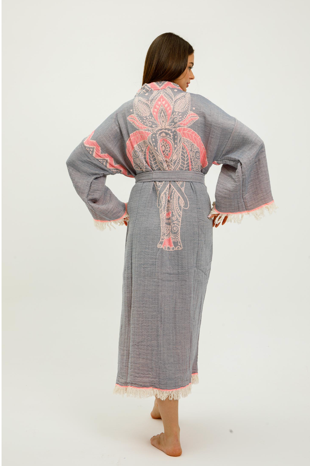 Jungle Kimono Boho Elephant