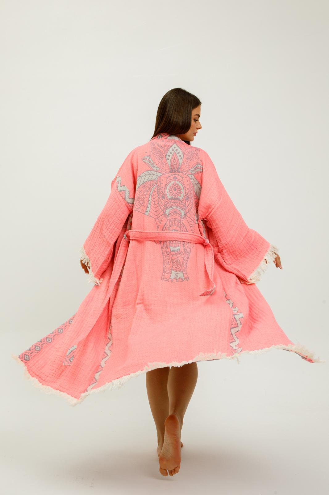 Jungle Kimono Boho Elephant