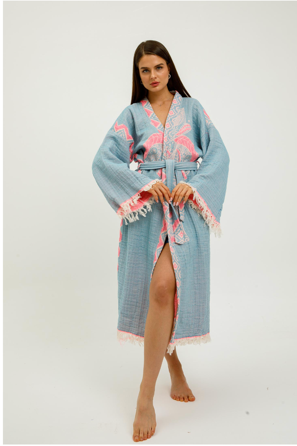 Jungle Kimono Boho Elephant