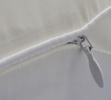Silk pillow with silk shell