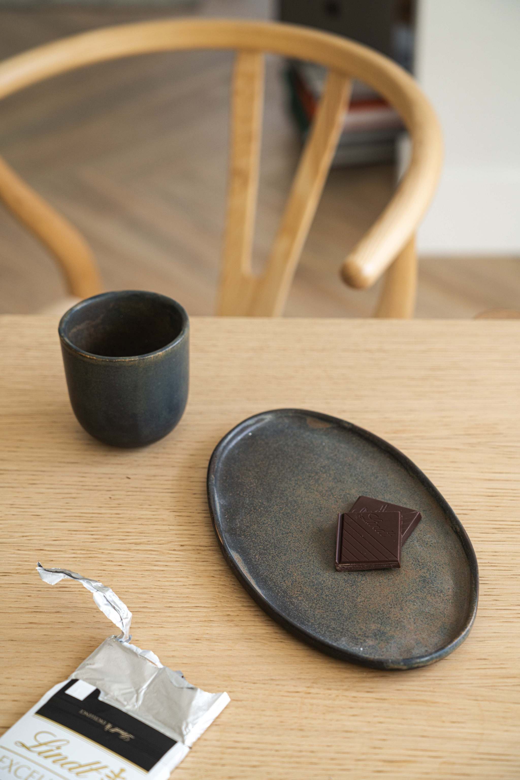 Rust Matte Stoneware Serving Platter Handmade