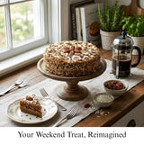 Sugar-Free German Chocolate Cake, 2.4 lb – Belgian Cocoa, Coconut-Pecan Filling