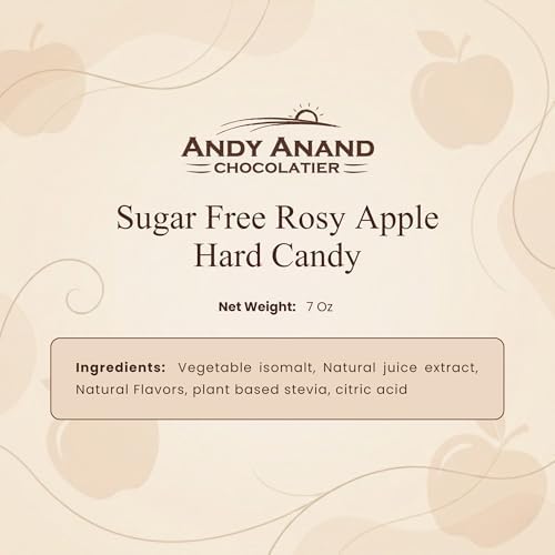 Sugar-Free Rosy Apple Hard Candy, 25 pc – European Copper-Kettle Boiled