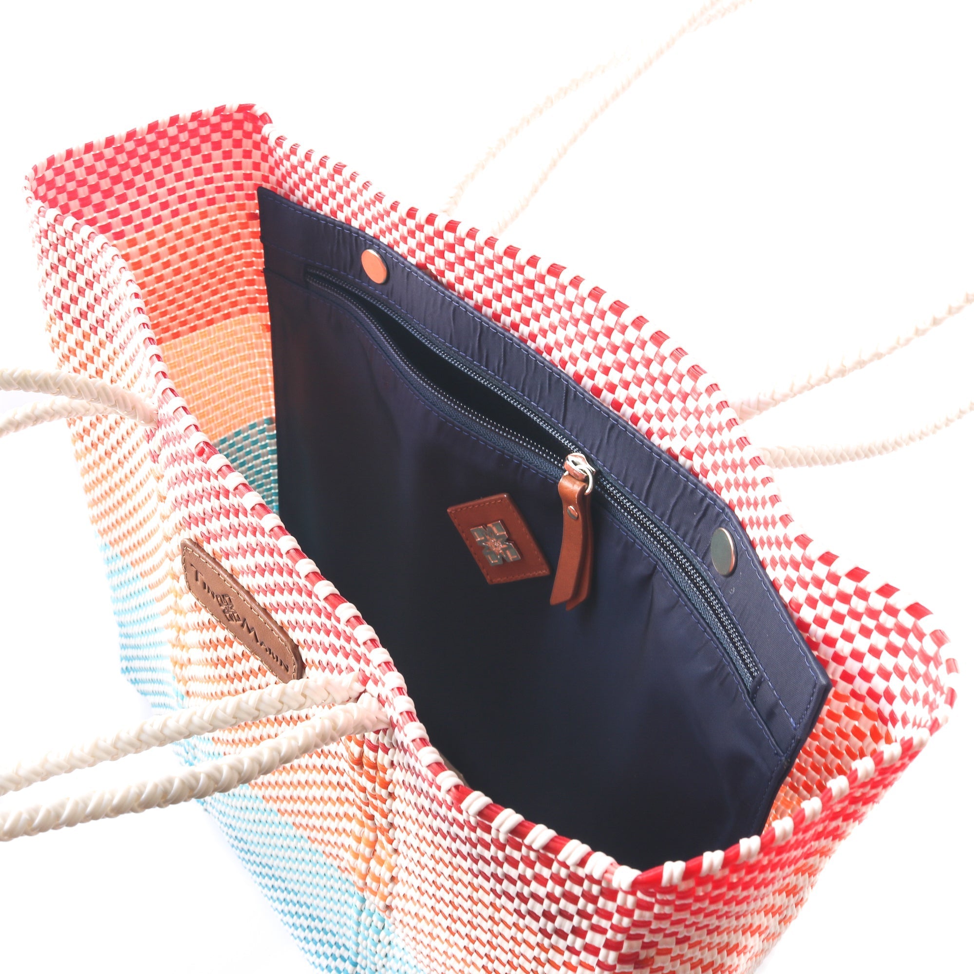 Sunrise Woven Tote - Handmade