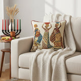 Dancing Women African Dreams Tapestry Throw Pillow Covers 16" x 16"