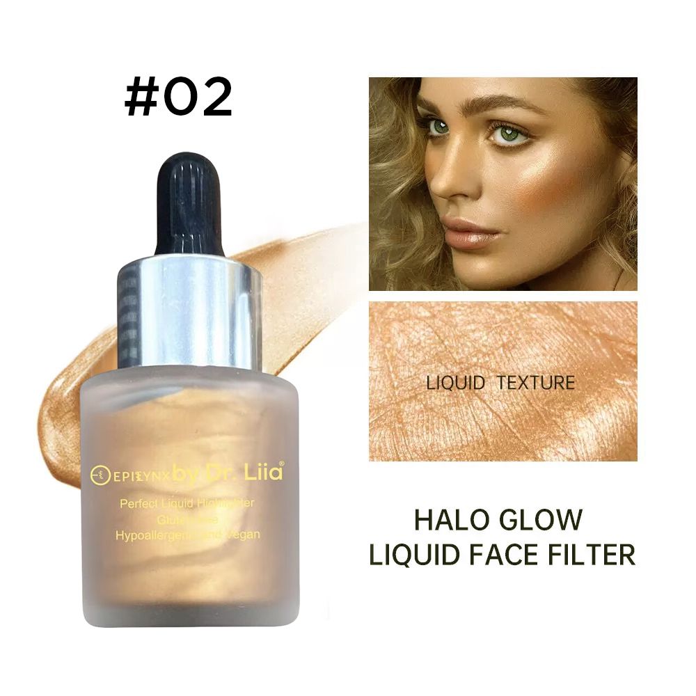 Perfect Liquid Highlighter Drops – Dewy, Luminous Glow (Vegan, Gluten-Free)