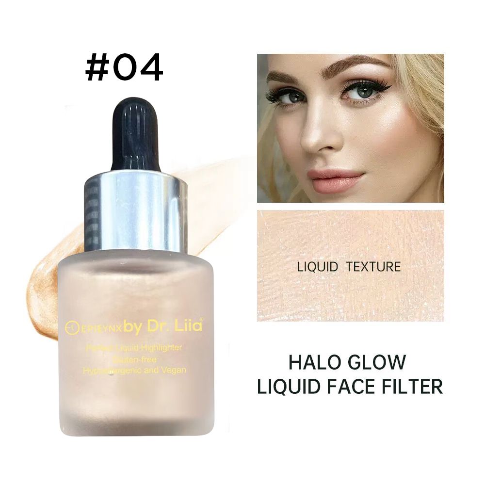 Perfect Liquid Highlighter Drops – Dewy, Luminous Glow (Vegan, Gluten-Free)
