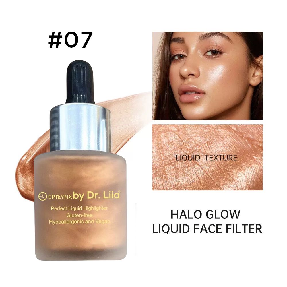 Perfect Liquid Highlighter Drops – Dewy, Luminous Glow (Vegan, Gluten-Free)