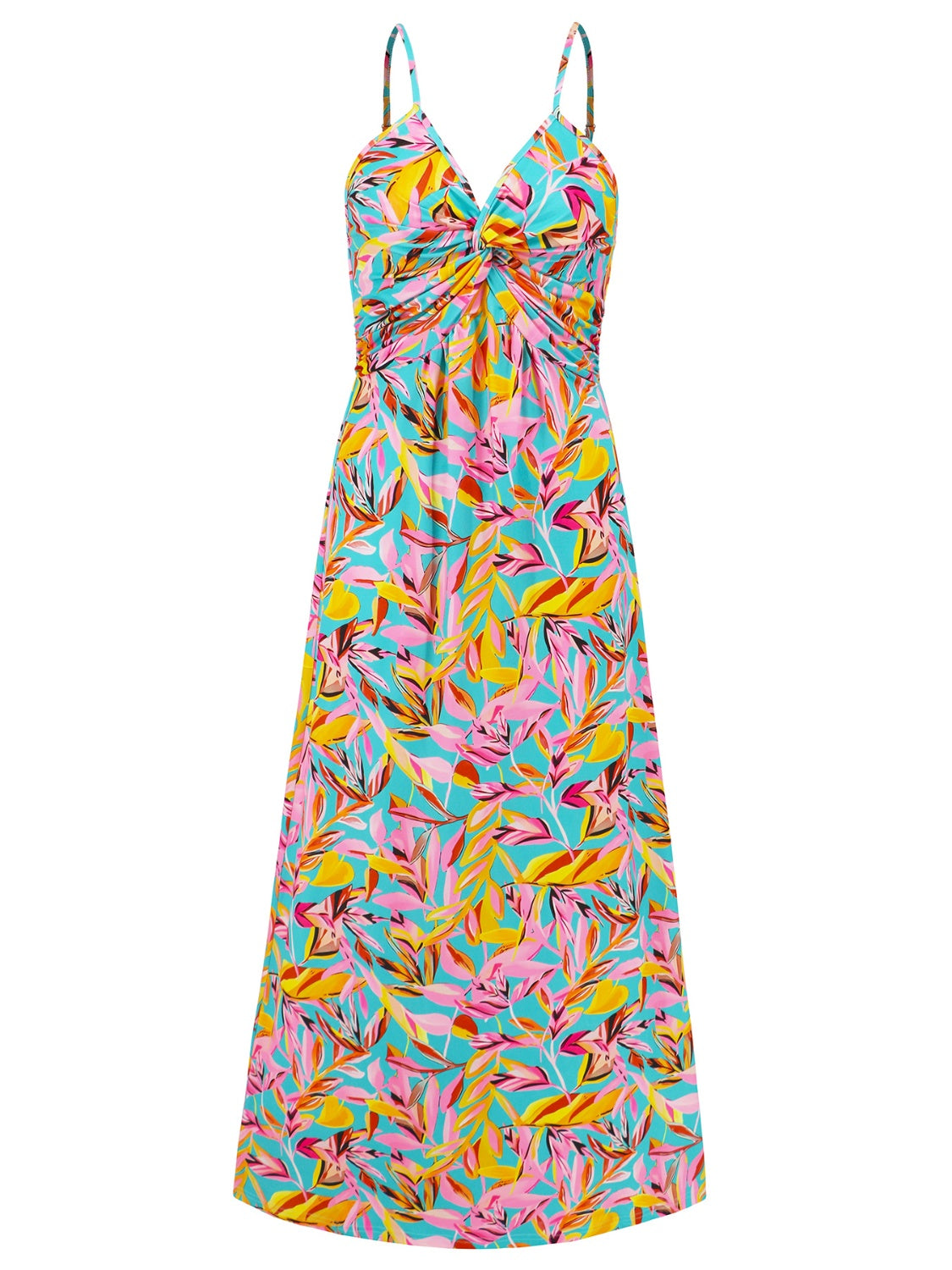 Tropical Vacation Maxi Resort Dress