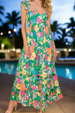 Floral Tiered Maxi Summer Dress