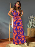 Tropical Vacation Maxi Resort Dress