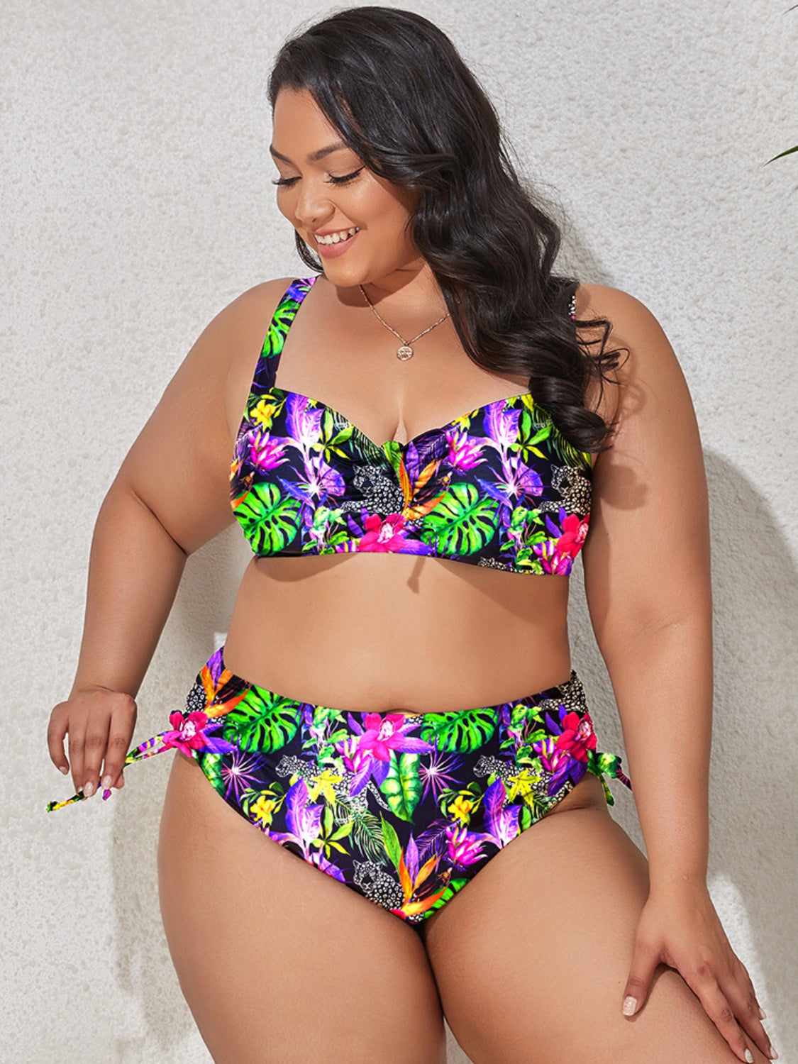 Plus Size Wide Strap Bikini