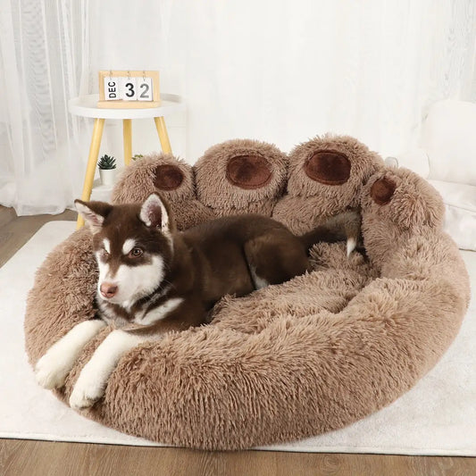 Fluffy Paw Dog Bed