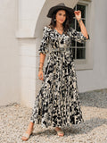 Resort Maxi Long Sleeve Dress