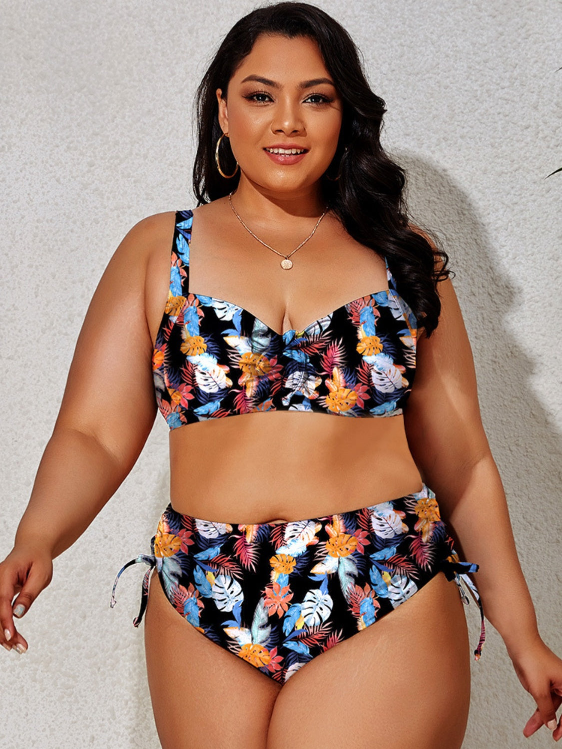 Plus Size Wide Strap Bikini