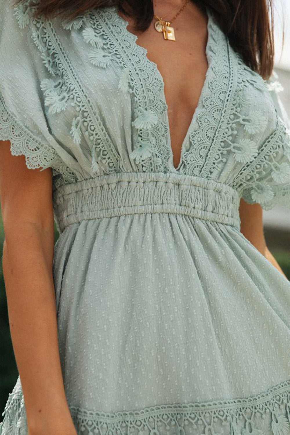 Lace Mini Summer Dress