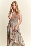 Tie Shoulder Cami Beach Maxi Dress