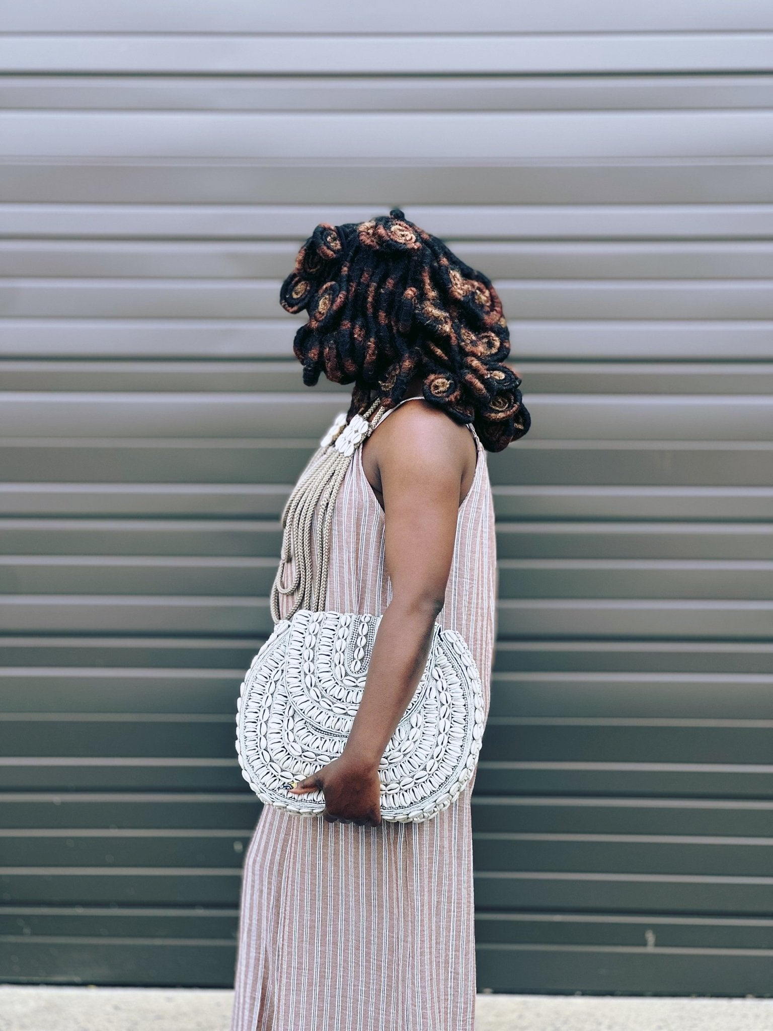 Bahari Luxe Cowry Shell Clutch - Artisan Hancrafted