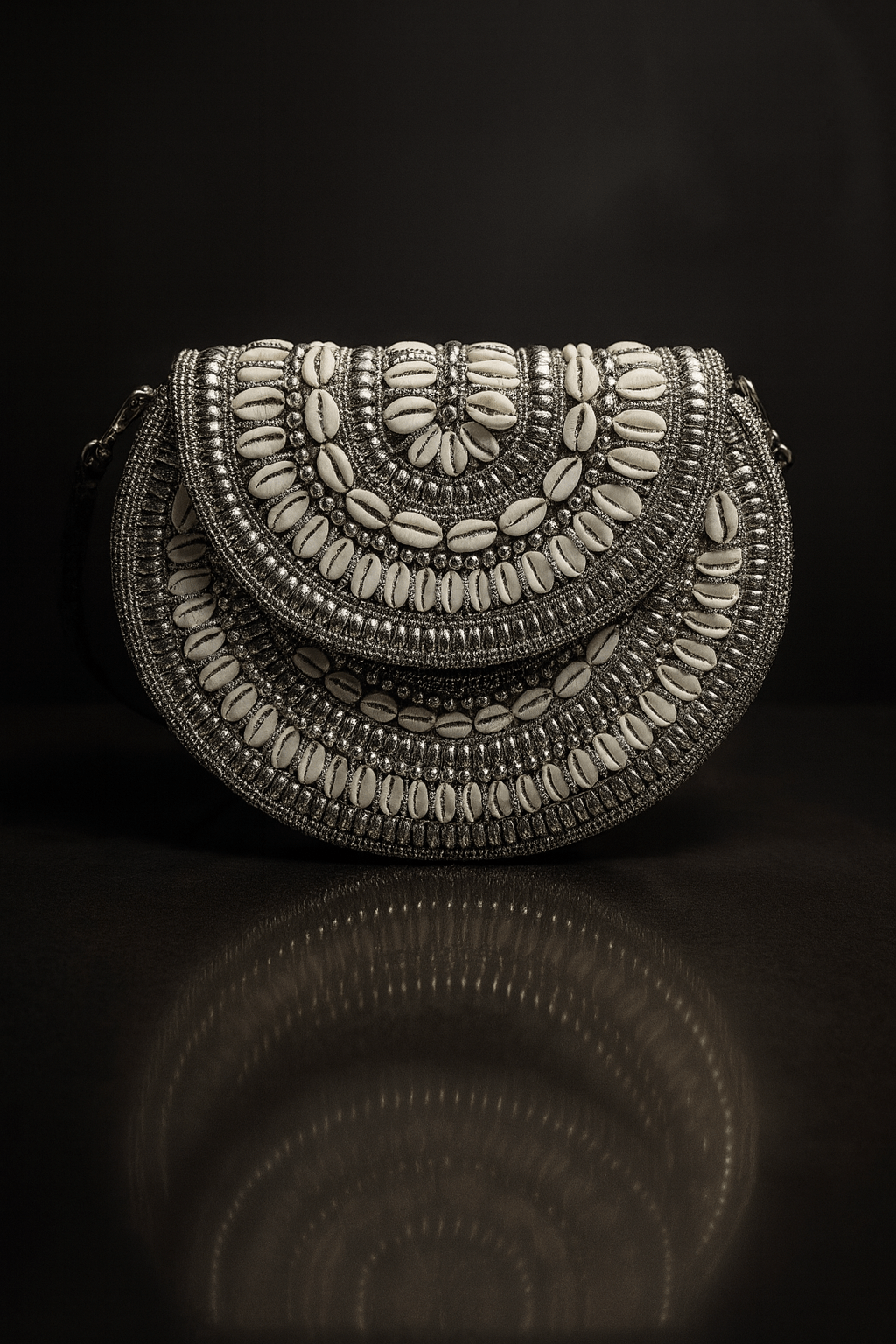 Bahari Luxe Cowry Shell Clutch - Artisan Hancrafted