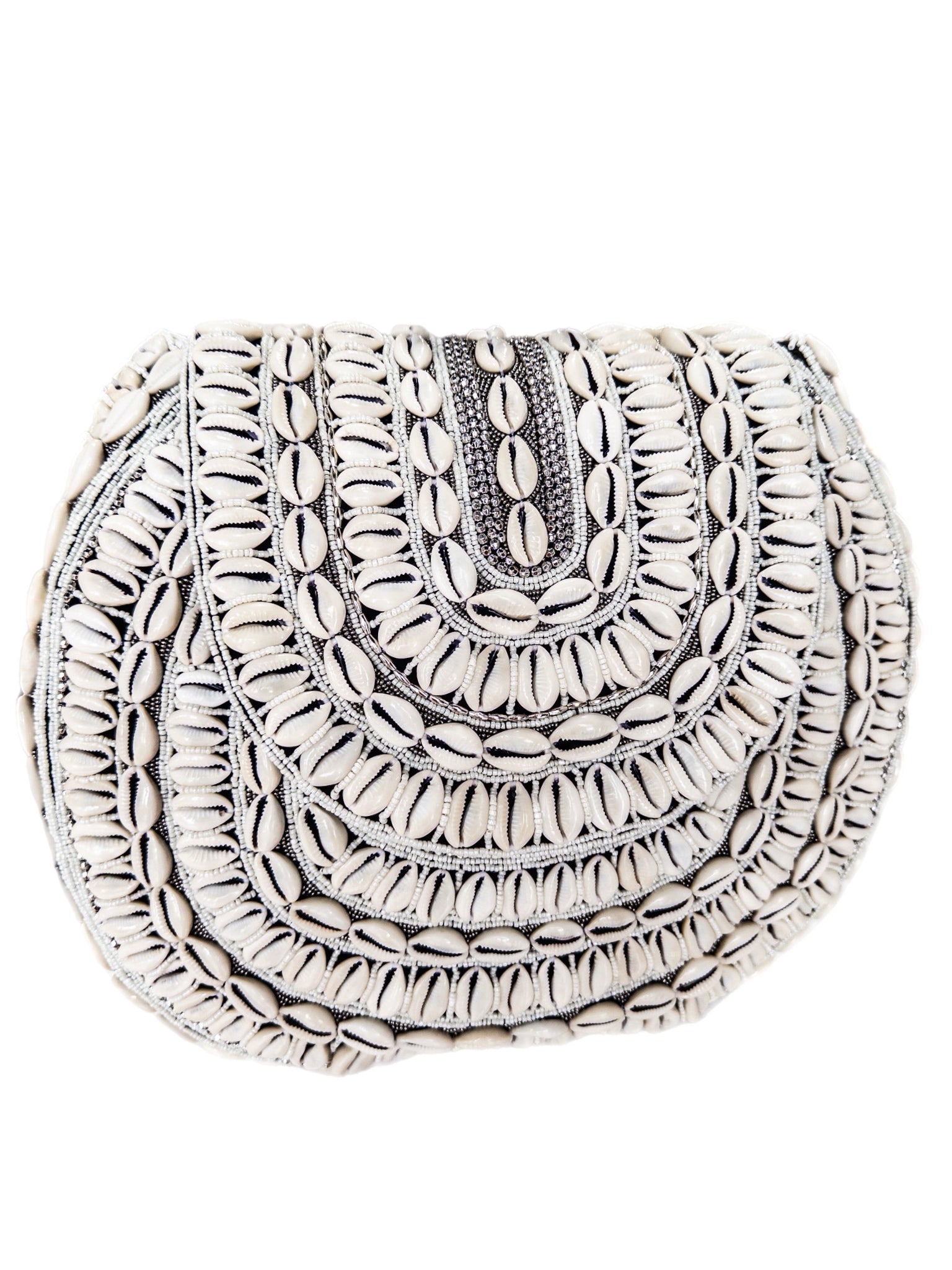 Bahari Luxe Cowry Shell Clutch - Artisan Hancrafted