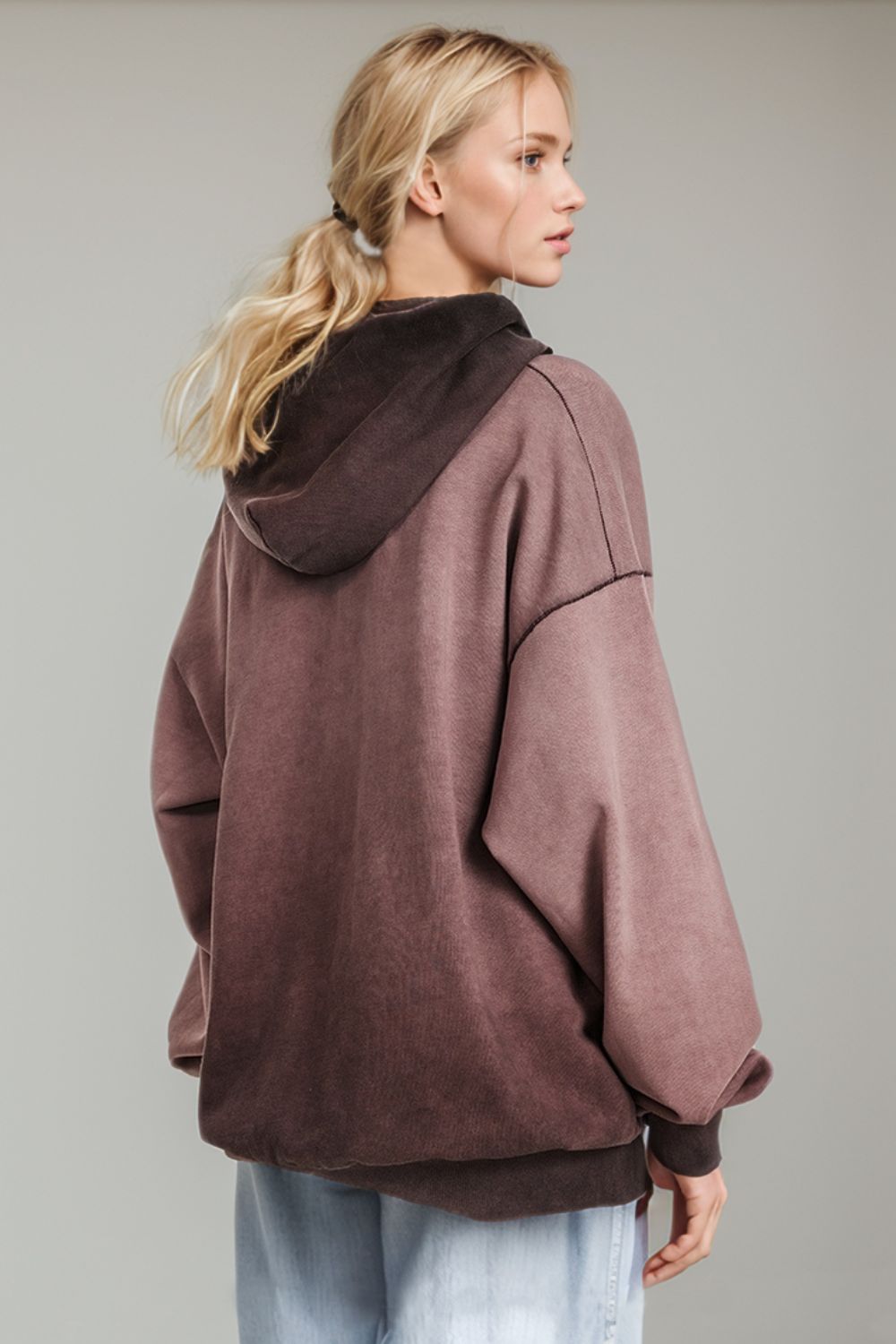 Long Sleeve Hoodie with Kangaroo Pocket