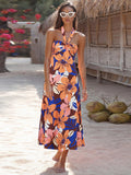 Tropical Midi Vacation Dress