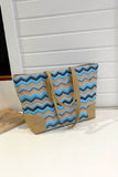 Chevron Straw Tote Bag