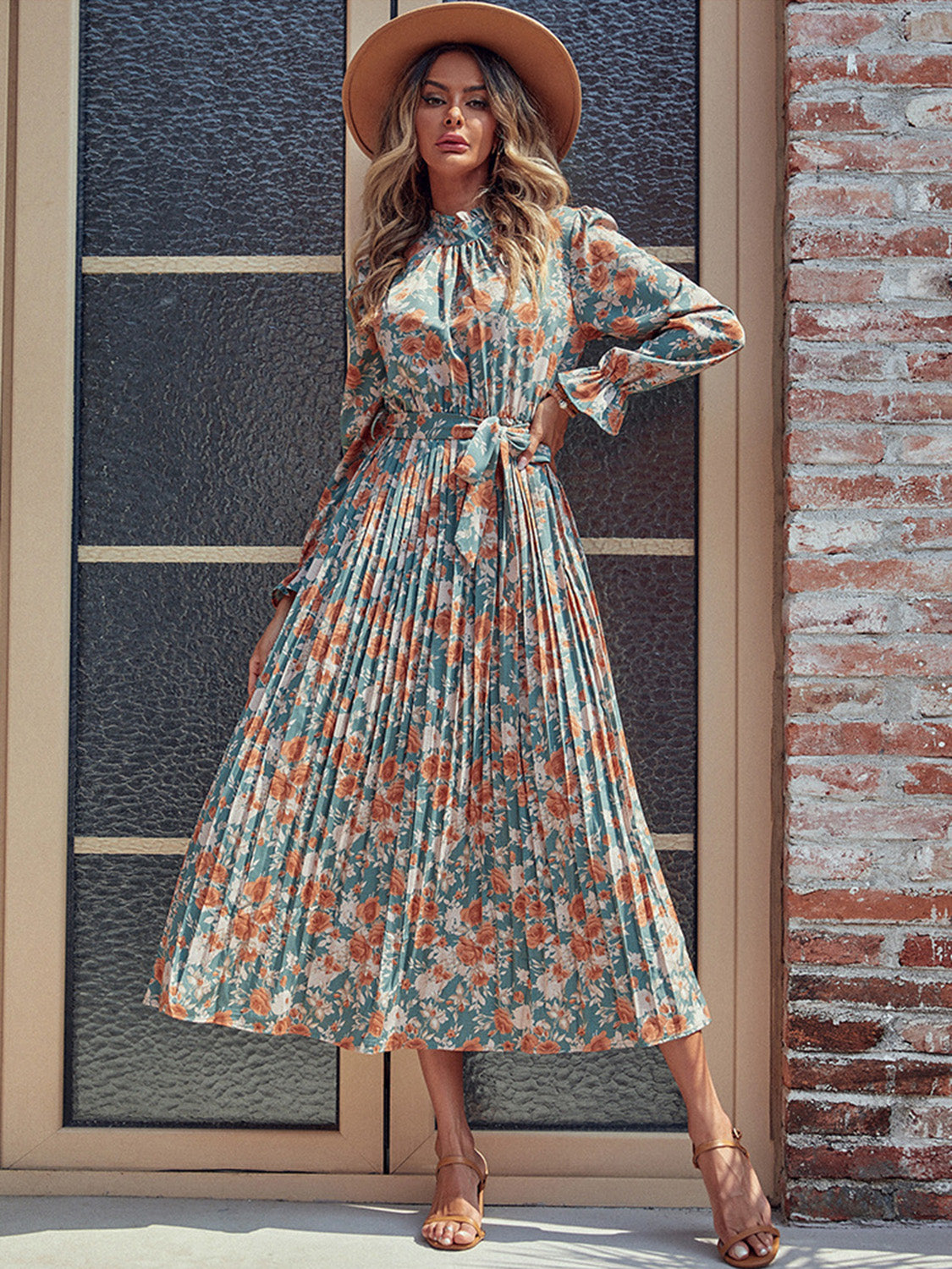 PMidi Long Sleeve Dress