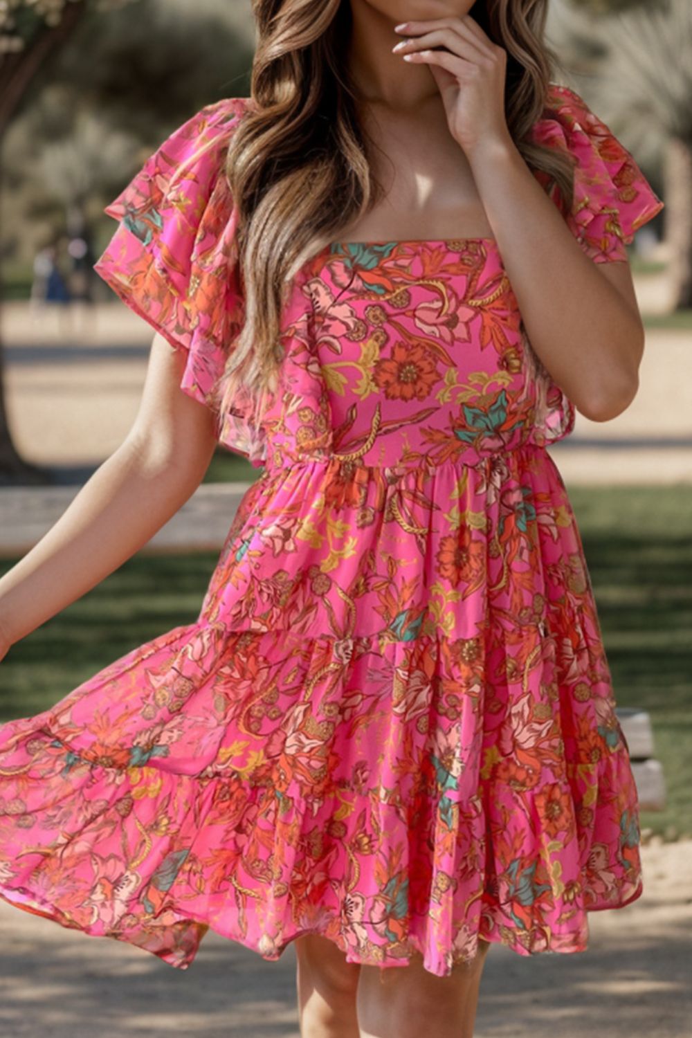 Ruffled Romantic Summer Dress