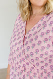 The Frances Top in Blush Haze Plus Size