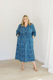The Savana Midi Dress in Winter Blossom Plus Size