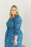 The Savana Midi Dress in Winter Blossom Plus Size