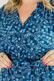 The Savana Midi Dress in Winter Blossom Plus Size