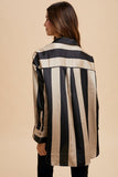 Striped Button Up Resort Shirt