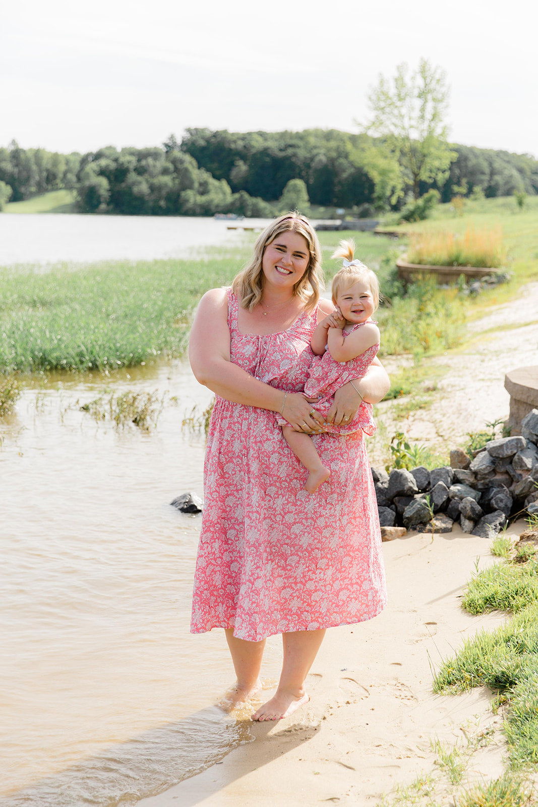 The Kiley Tank Dress in Watermelon Sorbet Plus Size