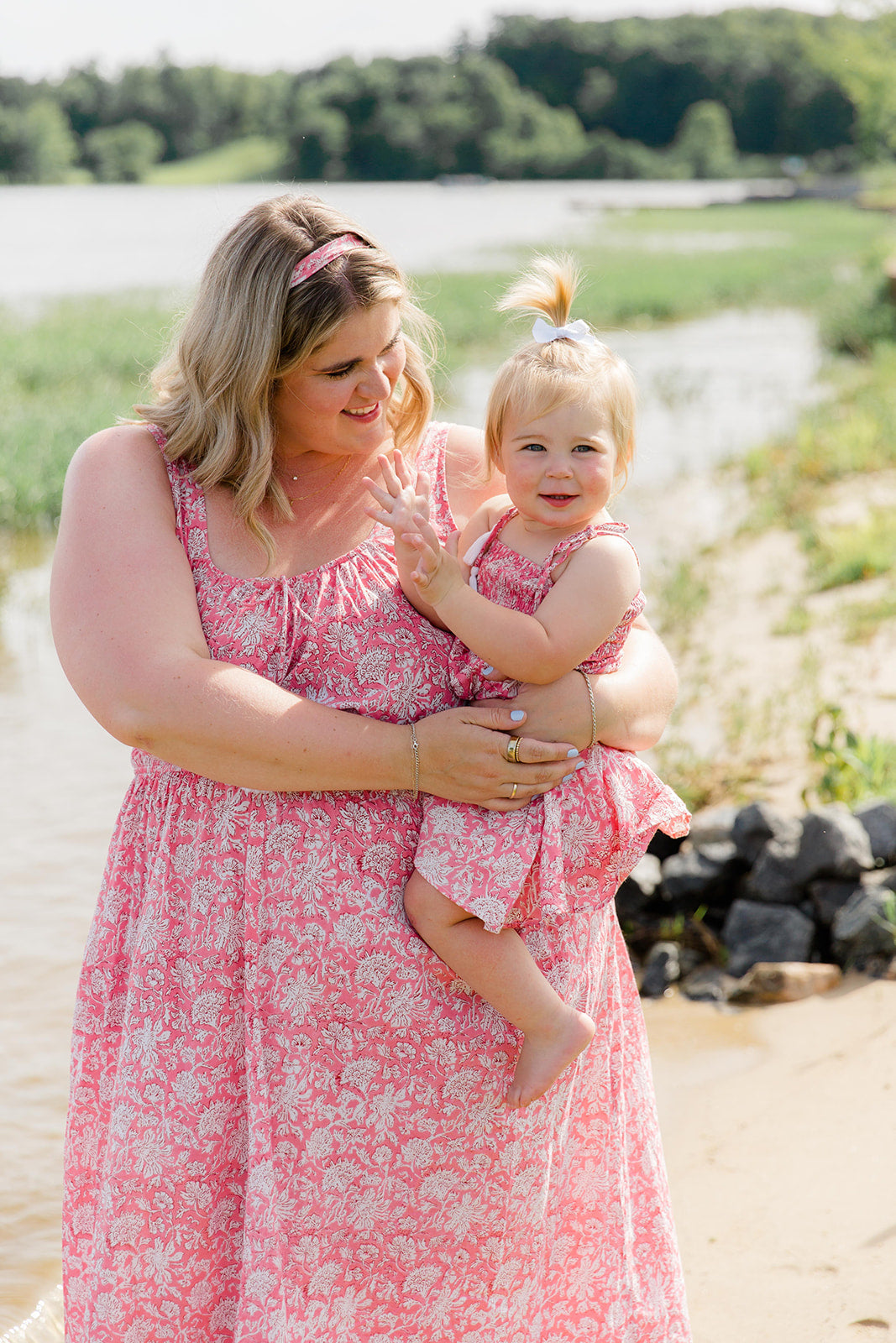 The Kiley Tank Dress in Watermelon Sorbet Plus Size