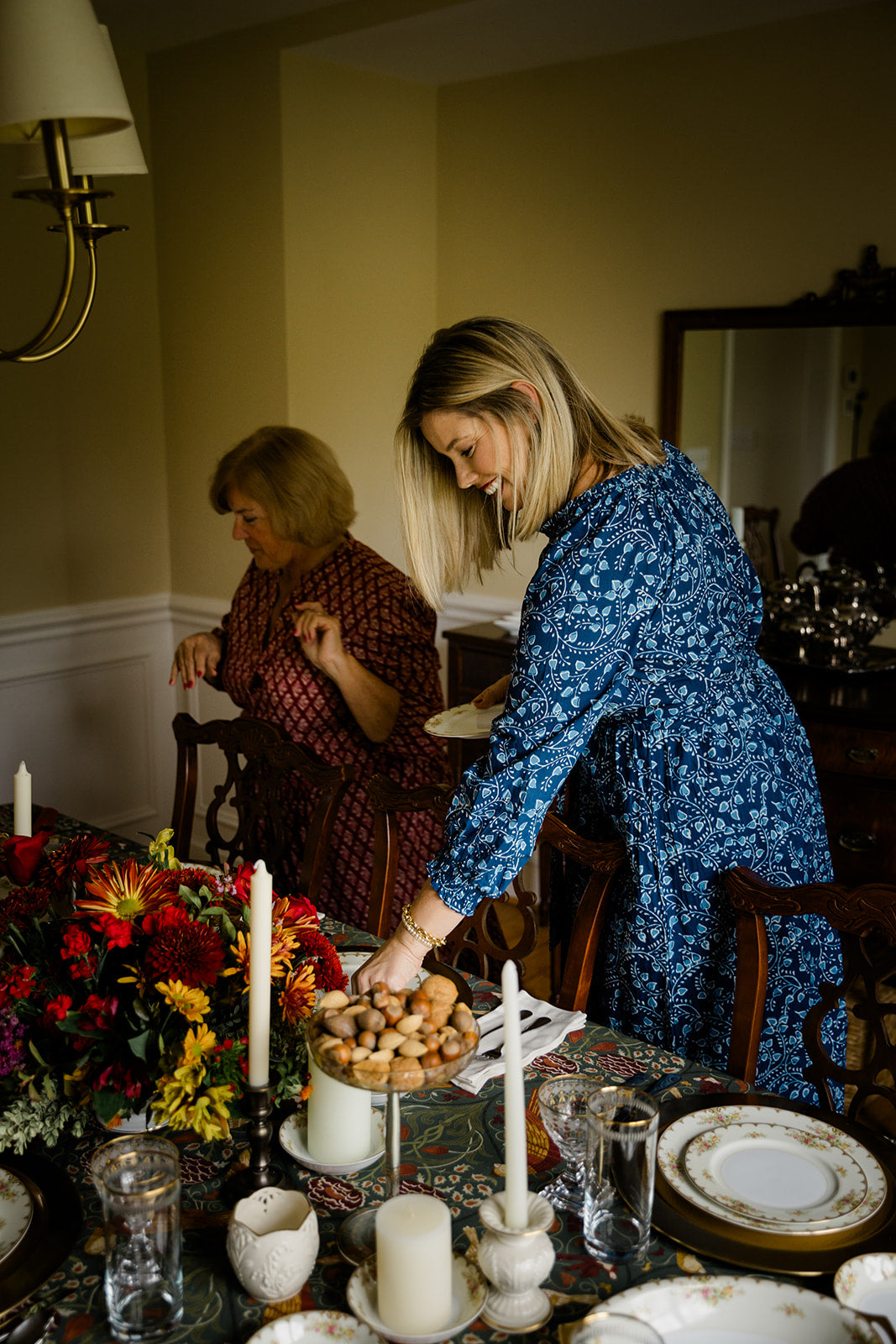 The Savana Midi Dress in Winter Blossom Plus Size