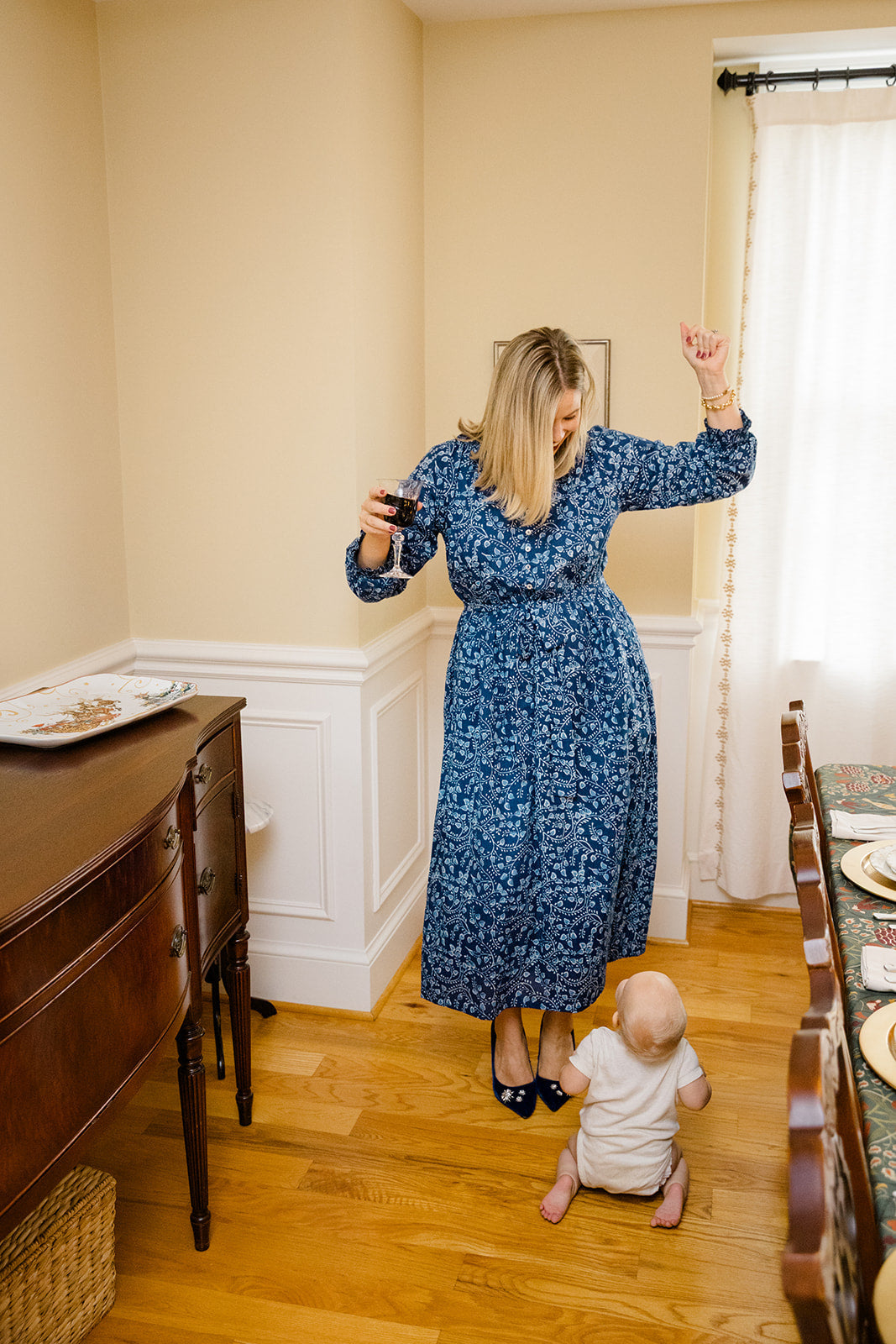 The Savana Midi Dress in Winter Blossom Plus Size