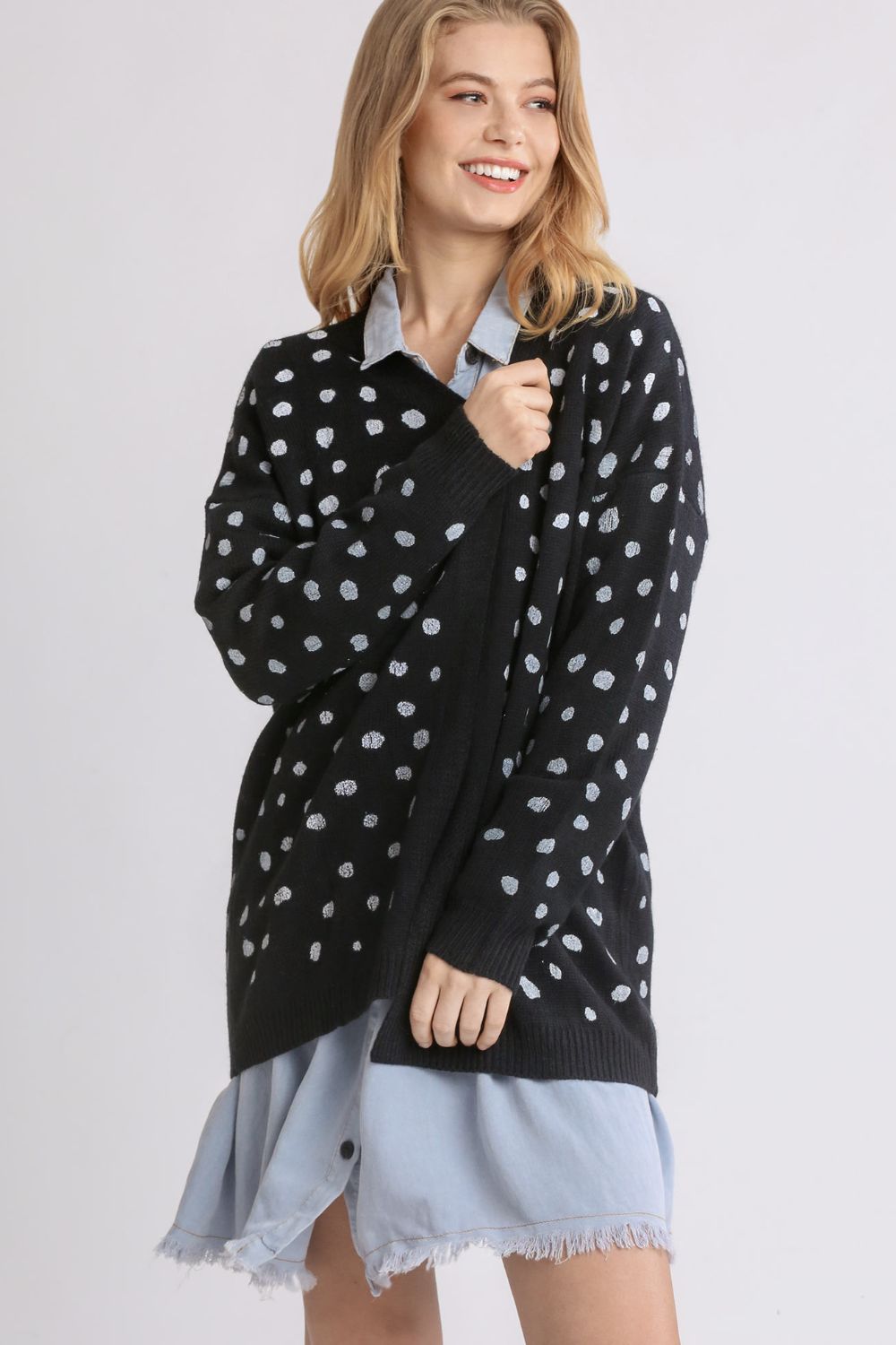 Polka Dot Cardigan