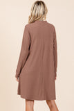 Long Sleeve Dress with Pockets