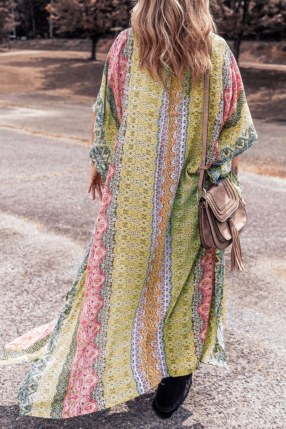 Drawstring Boho Beachy Kimono