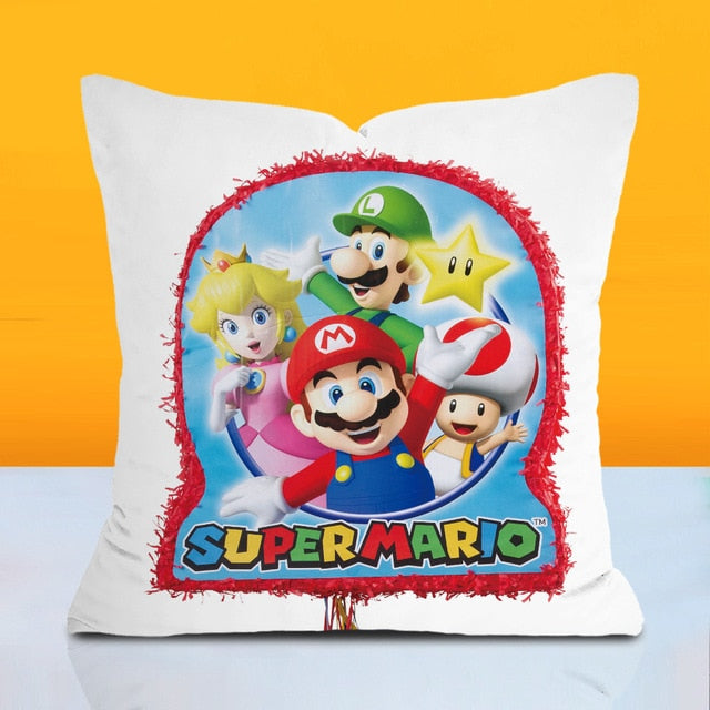 Super Mario Bros Pillow, Luigi Super Mario Bros Pillow with Cover